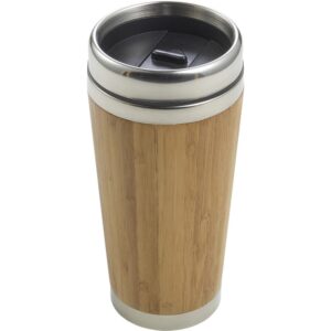 Reisebecher 400 ml aus Bambus für Ihre Werbung